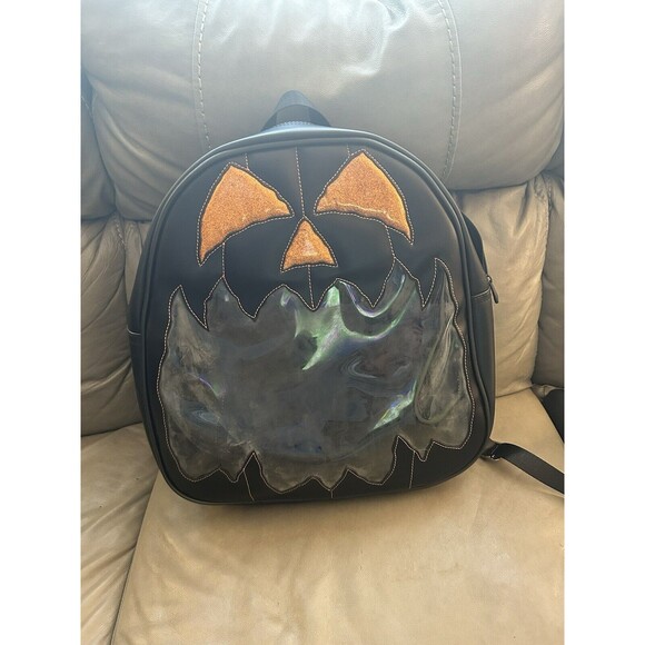 Love Pain and Stitches Pumpkin Kult Display Back Pack New With Tag - Picture 1 of 5
